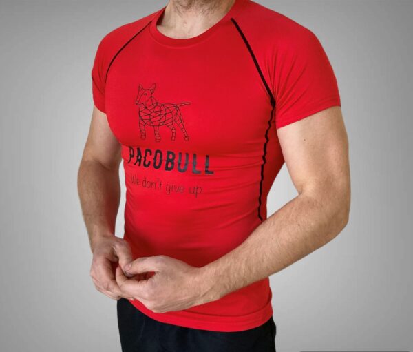 T-shirt sport rouge Pacobull – Image 3