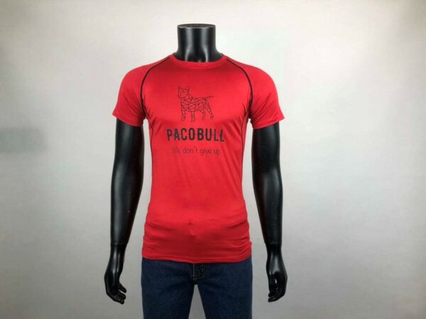 T-shirt sport rouge Pacobull