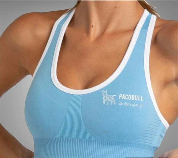 Brassière de Sport Pacobull Bleu Ciel