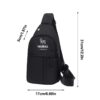 Sac à bandoulière gris Pacobull – Image 2