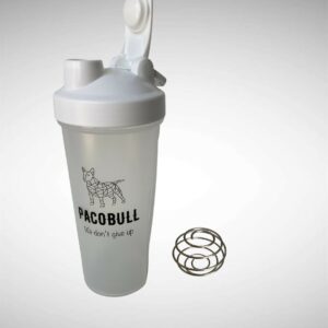 Shaker Sport Pacobull Blanc 600 ml