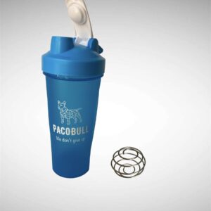 Shaker Sport Pacobull bleu 600 ml