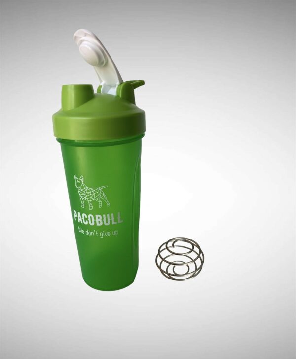 Shaker Sport Pacobull vert 600 ml